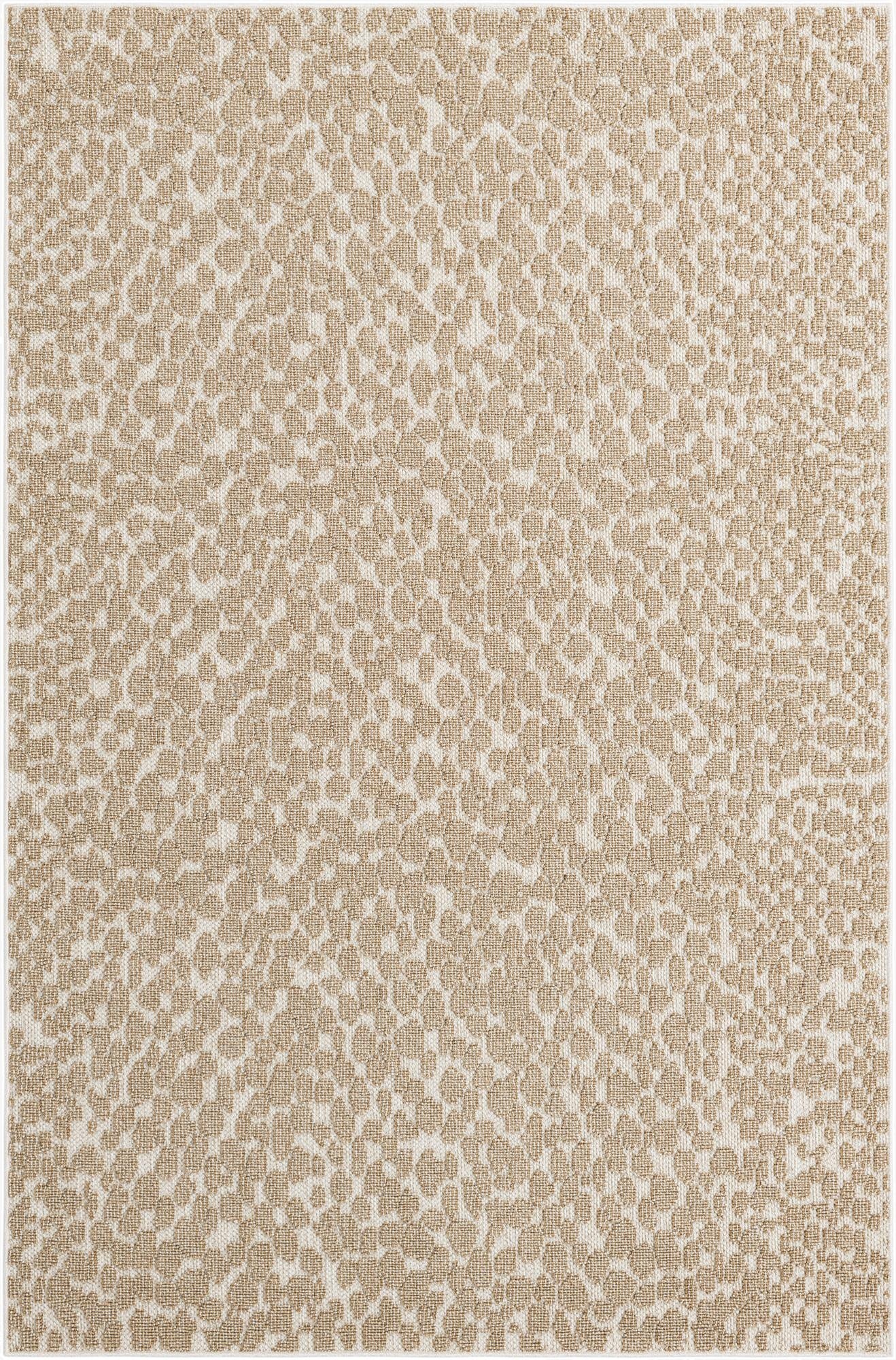 6' 1 x 9'  Washable Safari Indoor / Outdoor Rug