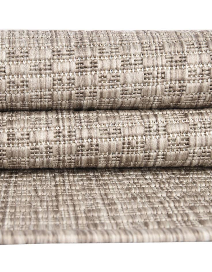 Detail image of  4' x 6'  Washable Solid Indoor / Outdoor Rug