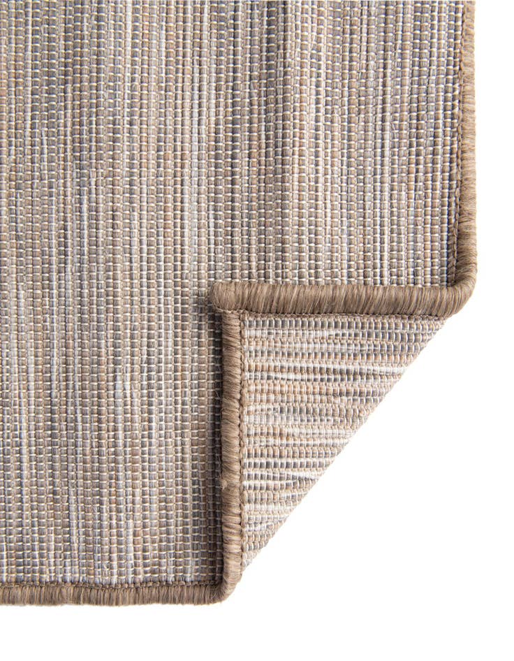 Detail image of  6' 3 x 9'  Washable Solid Indoor / Outdoor Rug