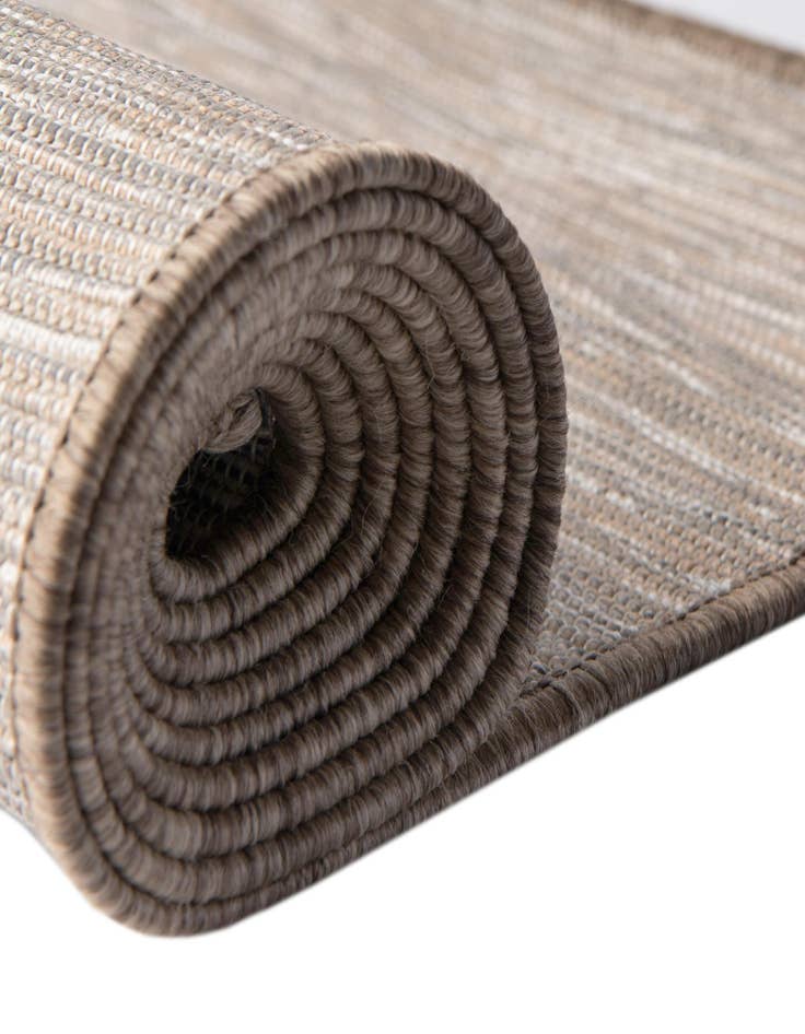 Detail image of  6' 3 x 9'  Washable Solid Indoor / Outdoor Rug