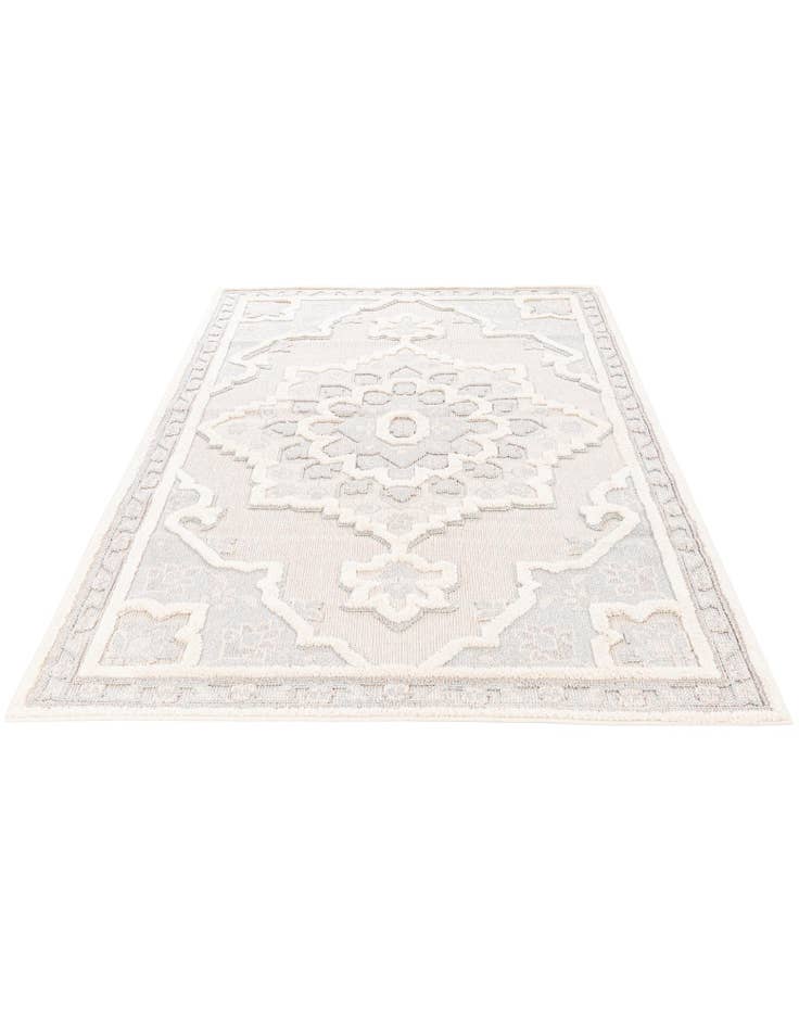 Detail image of  5' 2 x 7' 5  Washable Traditional Indoor / Outdoor Rug