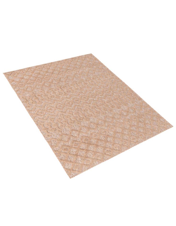 Detail image of  6' x 9'  Washable Trellis Textured Indoor / Outdoor Rug