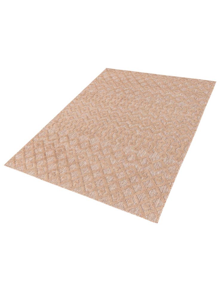 Detail image of  6' x 9'  Washable Trellis Textured Indoor / Outdoor Rug