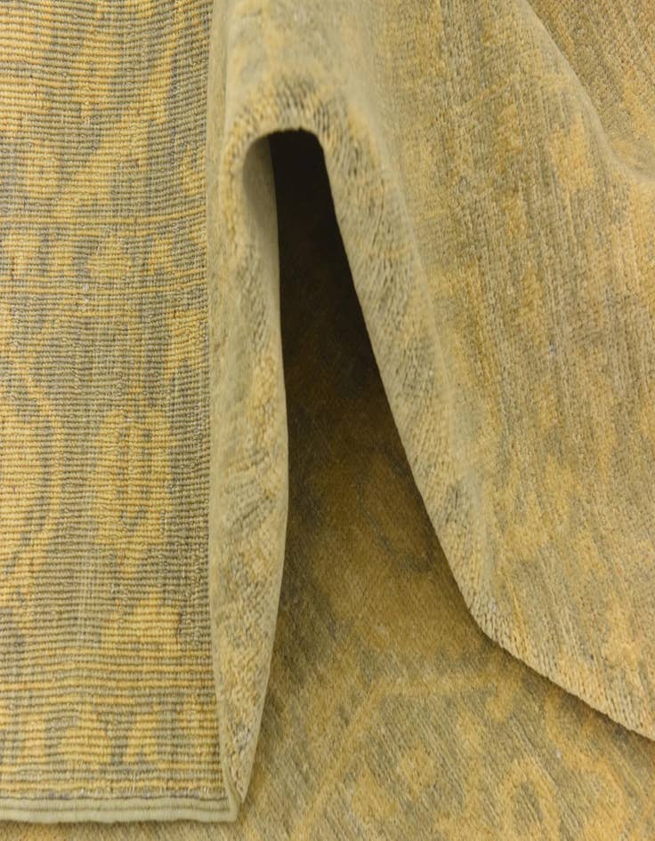 Detail image of  4' 7 x 6' 6  Hand Knotted Over-Dyed Ziegler Rug