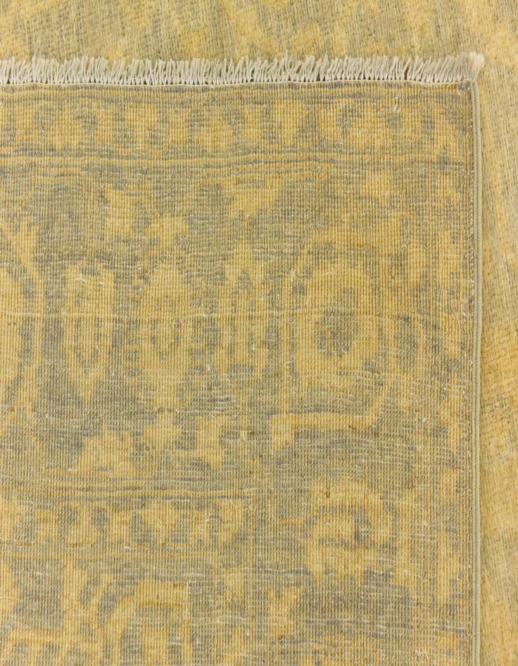 Detail image of  4' 7 x 6' 6  Hand Knotted Over-Dyed Ziegler Rug