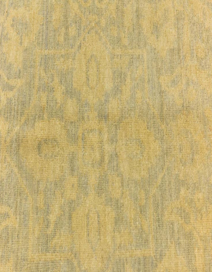 Detail image of  4' 7 x 6' 6  Hand Knotted Over-Dyed Ziegler Rug