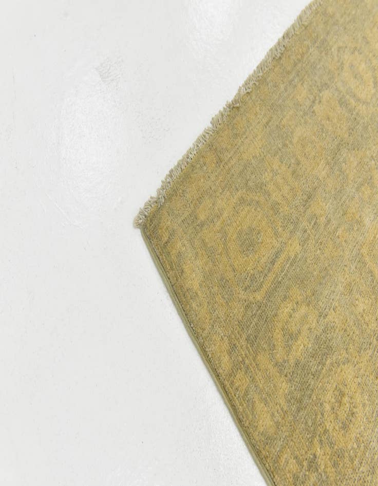 Detail image of  4' 7 x 6' 6  Hand Knotted Over-Dyed Ziegler Rug