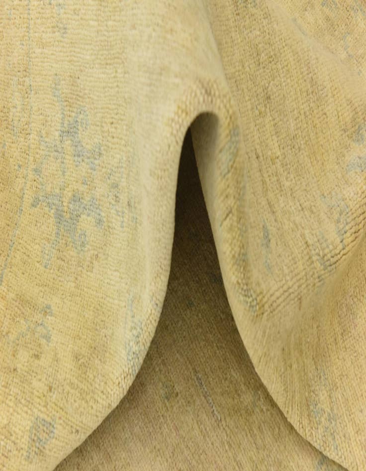 Detail image of  5' 7 x 8'  Hand Knotted Over-Dyed Ziegler Rug