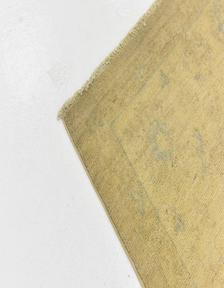 Detail image of  5' 7 x 8'  Hand Knotted Over-Dyed Ziegler Rug