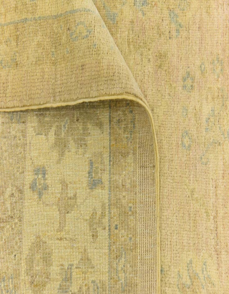 Detail image of  5' 7 x 8'  Hand Knotted Over-Dyed Ziegler Rug