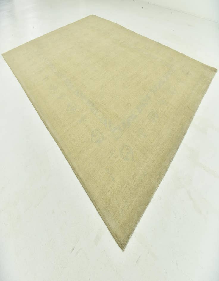 Detail image of  9' 6 x 13'  Hand Knotted Over-Dyed Ziegler Rug