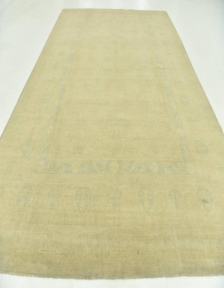 Detail image of  9' 6 x 13'  Hand Knotted Over-Dyed Ziegler Rug