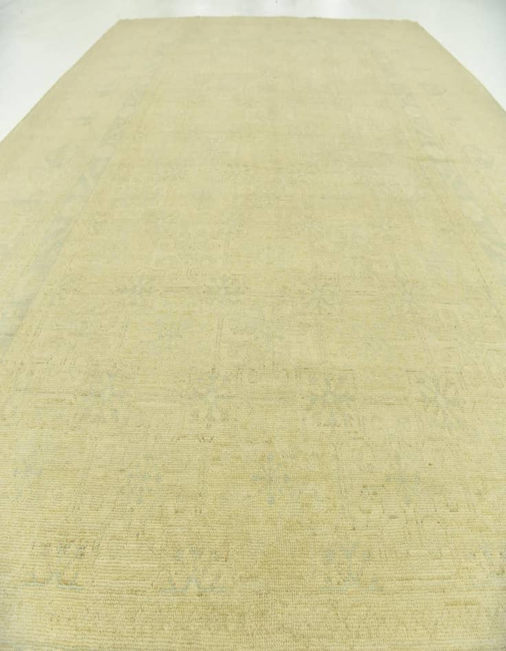 Detail image of  9' 6 x 13'  Hand Knotted Over-Dyed Ziegler Rug