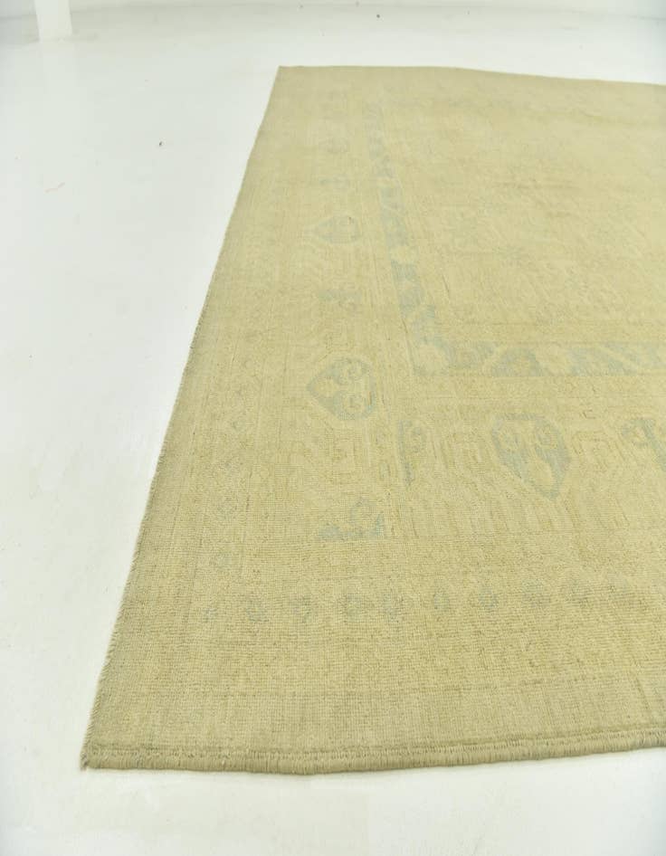 Detail image of  9' 6 x 13'  Hand Knotted Over-Dyed Ziegler Rug