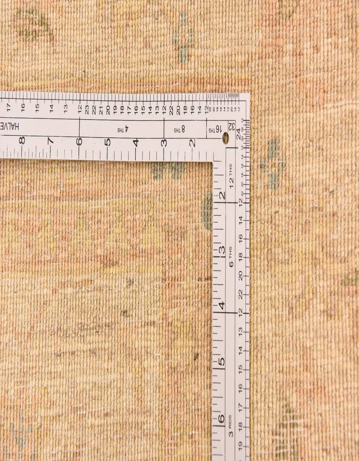 Detail image of  6' 9 x 9' 5  Hand Knotted Over-Dyed Ziegler Rug