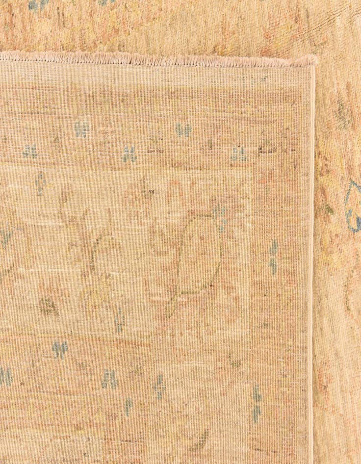 Detail image of  6' 9 x 9' 5  Hand Knotted Over-Dyed Ziegler Rug