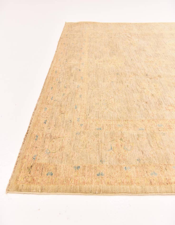 Detail image of  6' 9 x 9' 5  Hand Knotted Over-Dyed Ziegler Rug