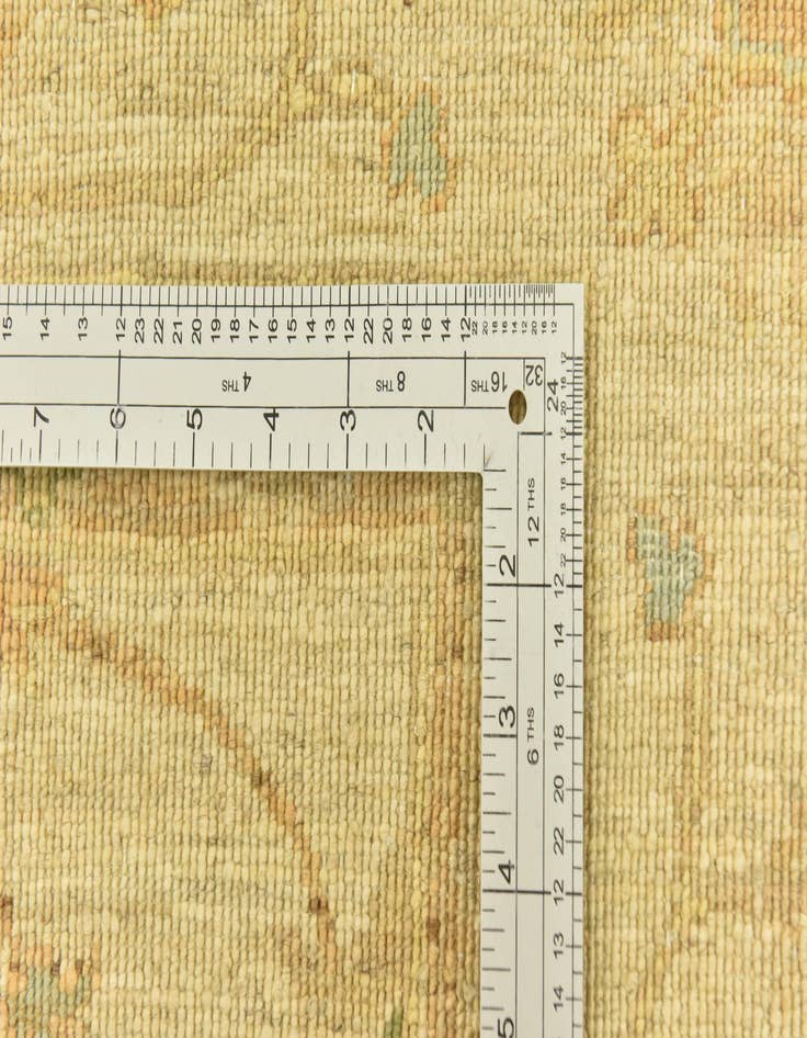 Detail image of  5' 7 x 7' 8  Hand Knotted Over-Dyed Ziegler Rug