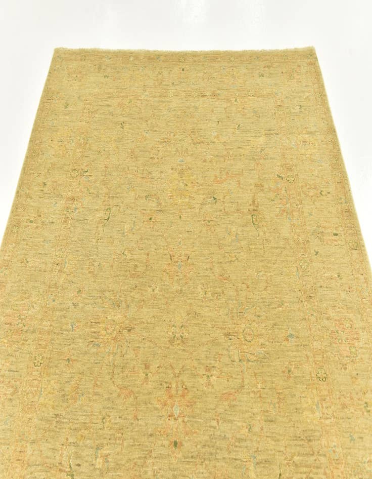 Detail image of  5' 7 x 7' 8  Hand Knotted Over-Dyed Ziegler Rug