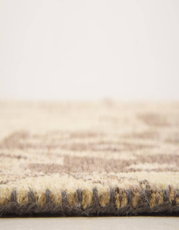 Detail image of  8' 2 x 9' 6  Hand Knotted Patchwork Wool Rug