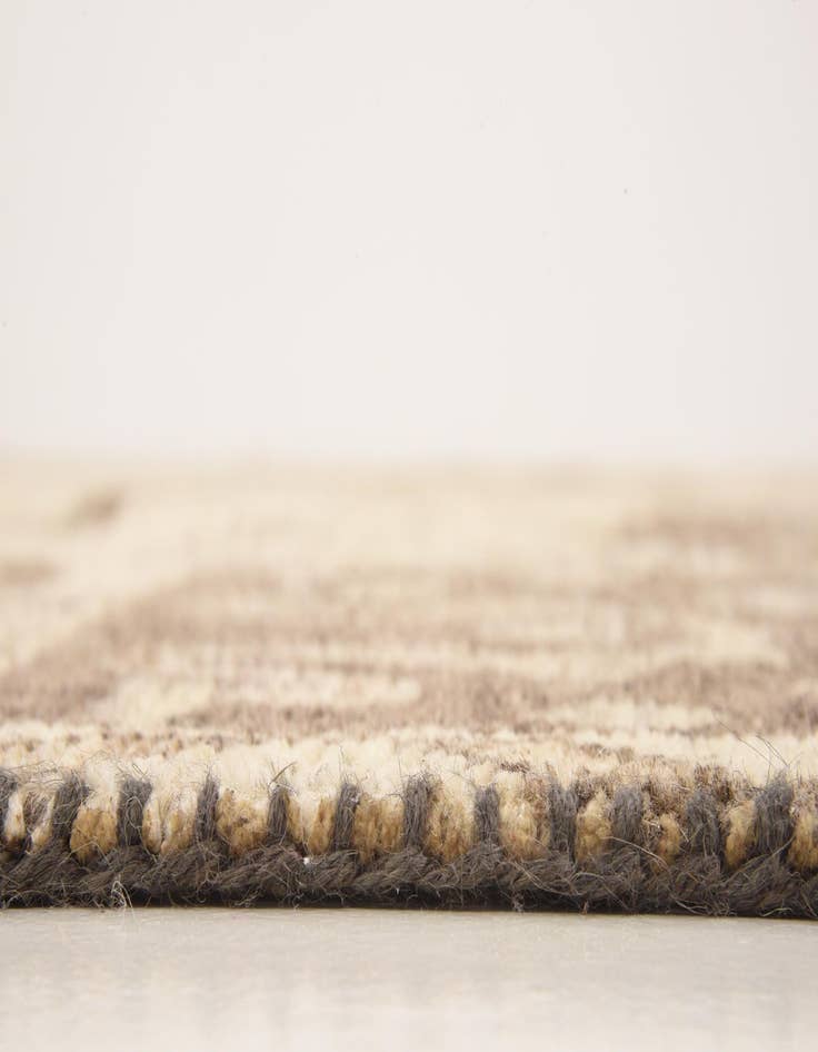 Detail image of 8' 4 x 9' 9 Hand Knotted Patchwork Wool Rug