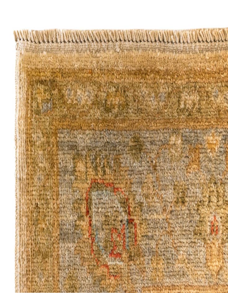 Detail image of  4' 1 x 6' Peshawar Ziegler Wool Rug