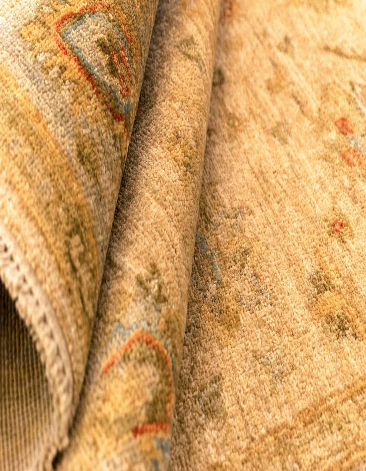 Detail image of  4' 1 x 6' Peshawar Ziegler Wool Rug