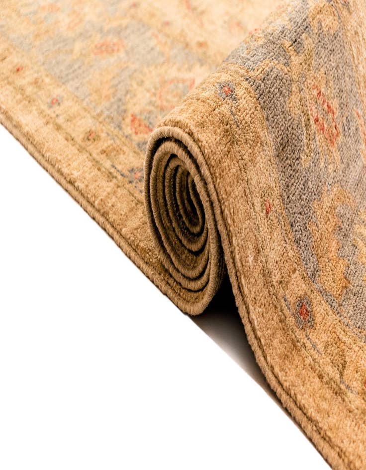 Detail image of  6' 6 x 8' 3 Peshawar Ziegler Wool Rug