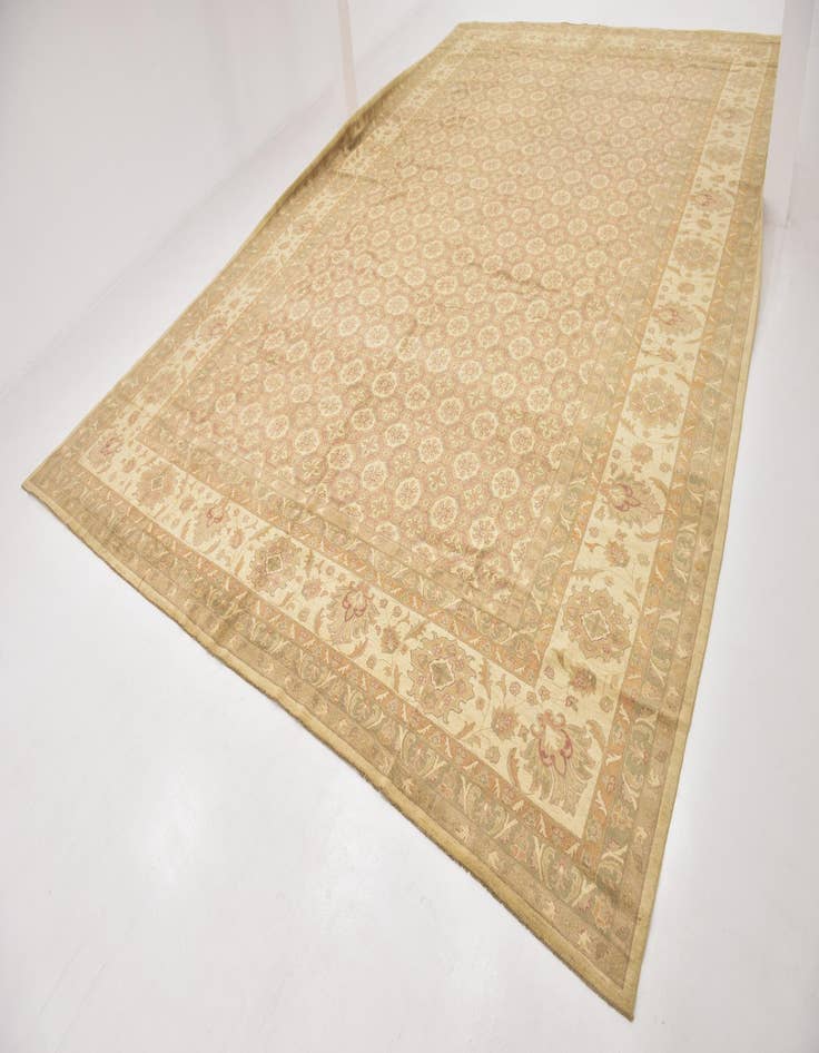 Detail image of  16' 6 x 25' 2  Hand Knotted Peshawar Ziegler Rug