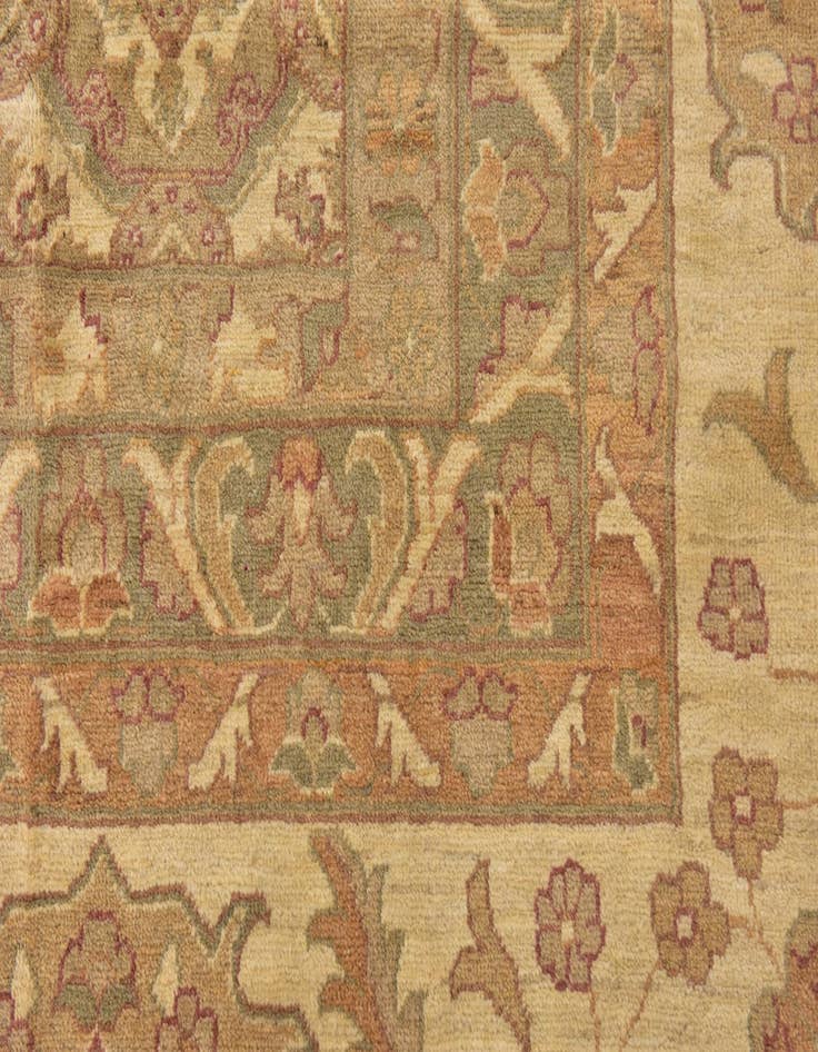 Detail image of  16' 6 x 25' 2  Hand Knotted Peshawar Ziegler Rug