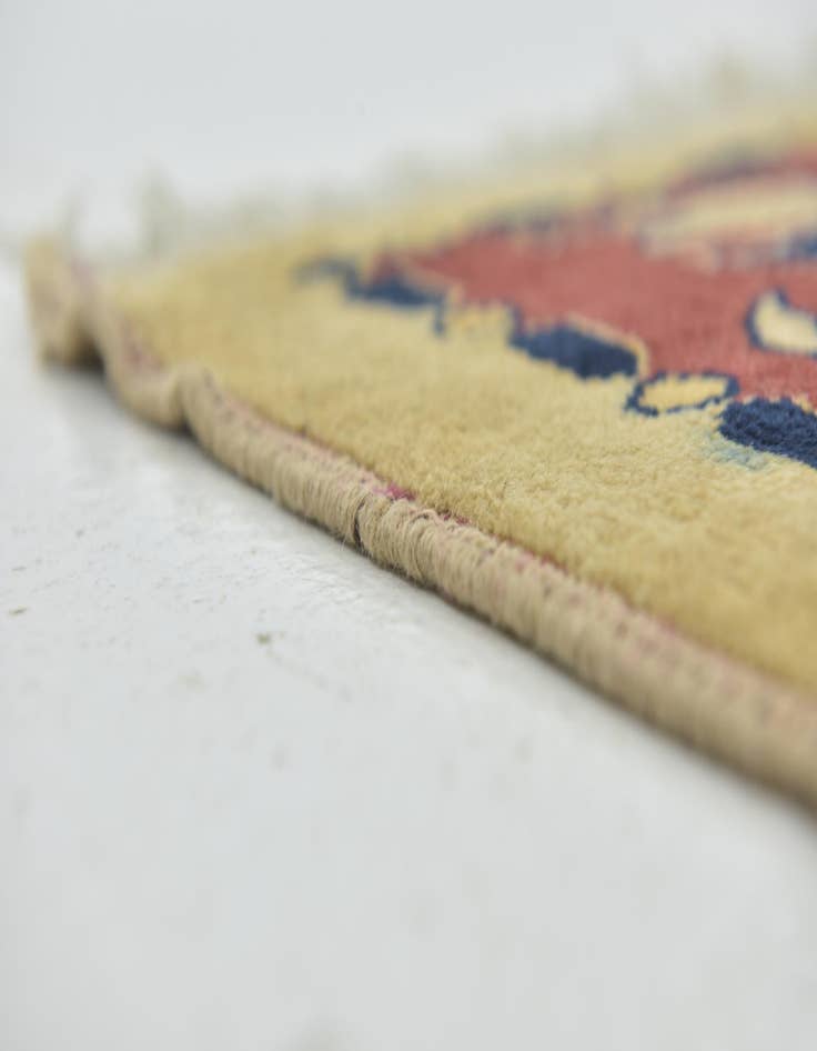 Detail image of  5' 7 x 8'  Hand Knotted Peshawar Ziegler Rug