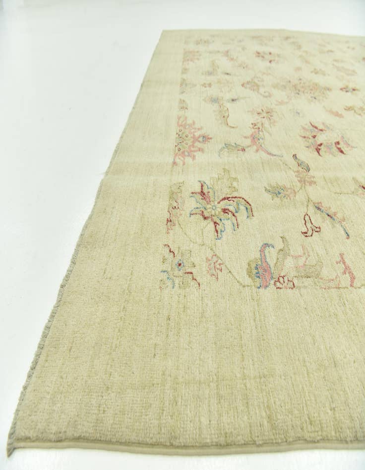 Detail image of  6' x 9' 4  Hand Knotted Peshawar Ziegler Rug