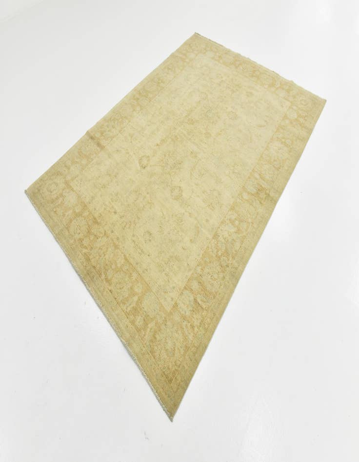 Detail image of  5' 8 x 7' 10  Hand Knotted Peshawar Ziegler Rug