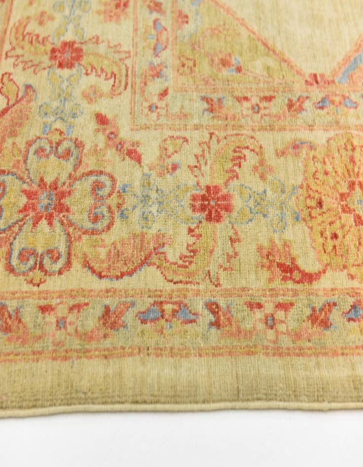 Detail image of  6' 9 x 9' 10  Hand Knotted Peshawar Ziegler Rug