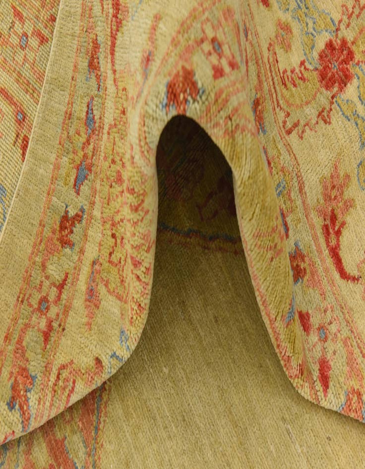 Detail image of  6' 9 x 9' 10  Hand Knotted Peshawar Ziegler Rug