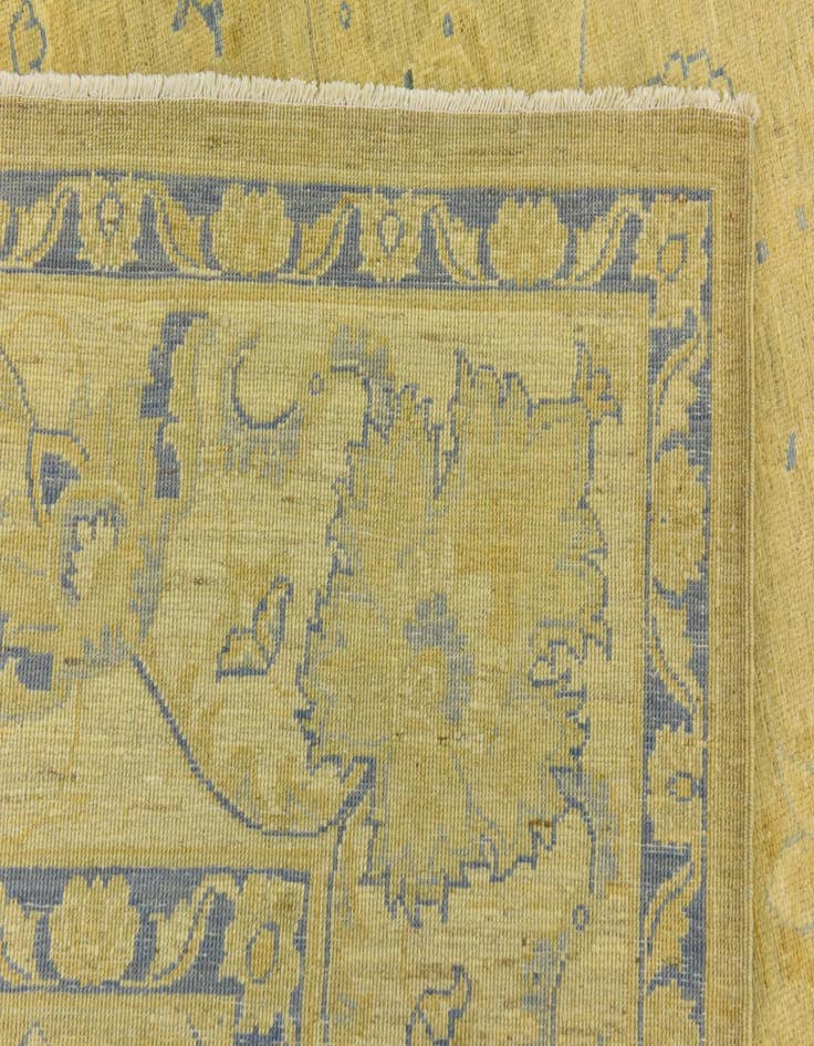 Detail image of  9' 2 x 11' 6  Hand Knotted Peshawar Ziegler Rug