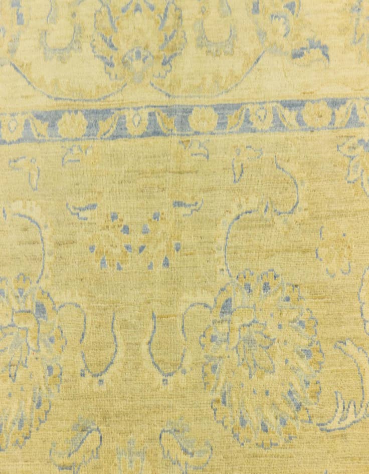Detail image of  9' 2 x 11' 6  Hand Knotted Peshawar Ziegler Rug