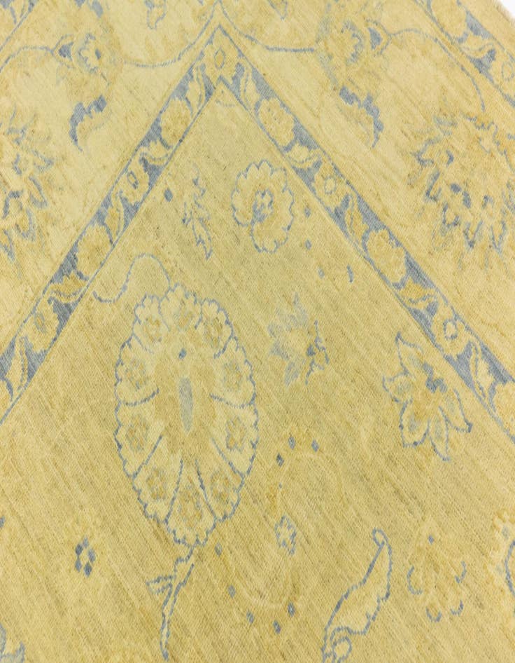 Detail image of  9' 2 x 11' 6  Hand Knotted Peshawar Ziegler Rug