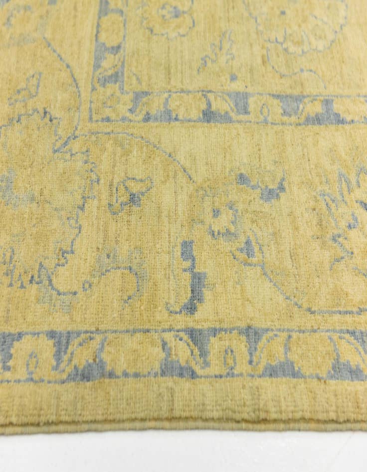 Detail image of  9' 2 x 11' 6  Hand Knotted Peshawar Ziegler Rug