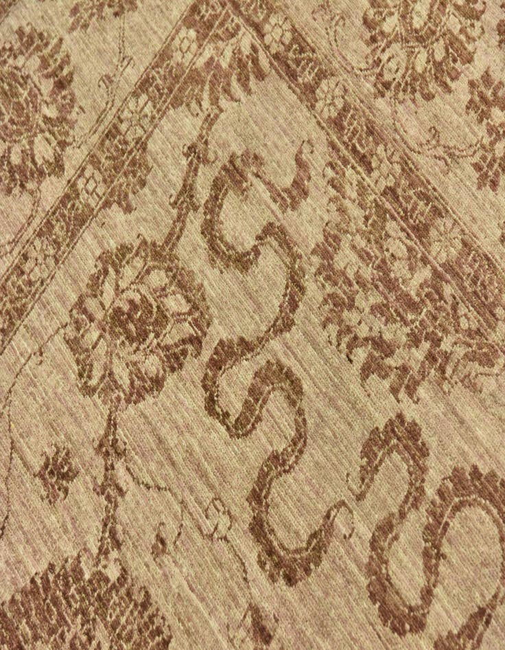 Detail image of  6' 10 x 9' 10  Hand Knotted Peshawar Ziegler Rug