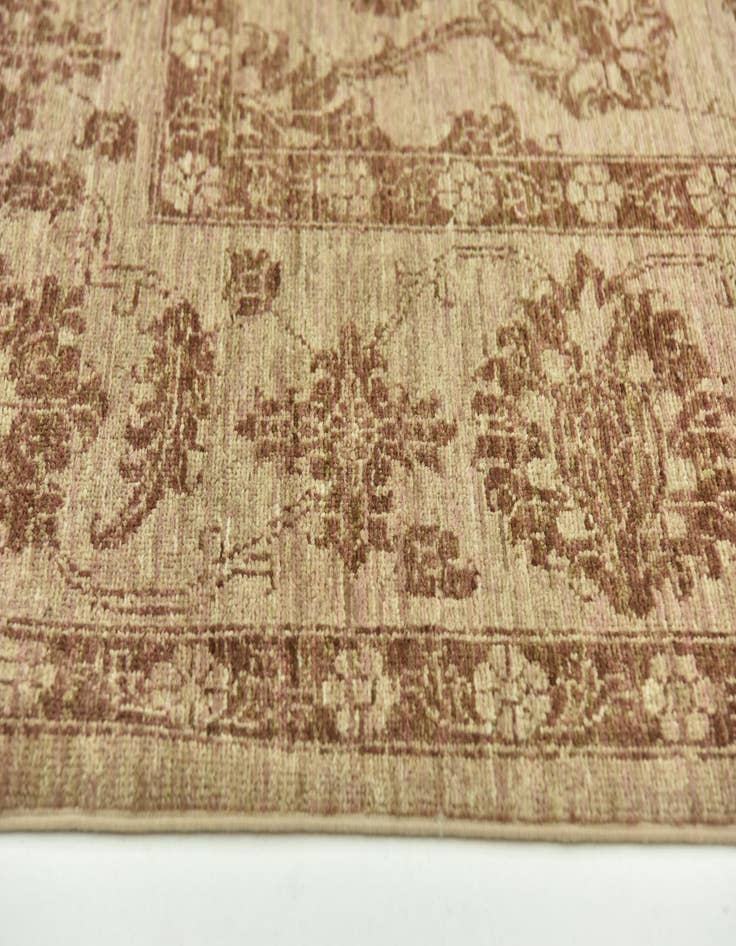 Detail image of  6' 10 x 9' 10  Hand Knotted Peshawar Ziegler Rug