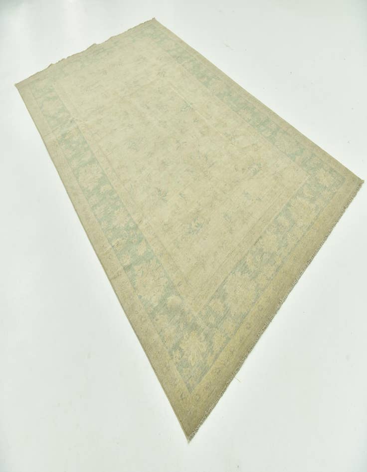 Detail image of  6' 3 x 10'  Hand Knotted Peshawar Ziegler Rug