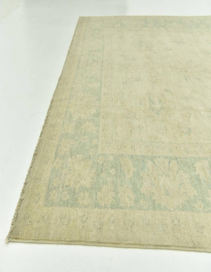 Detail image of  6' 3 x 10'  Hand Knotted Peshawar Ziegler Rug