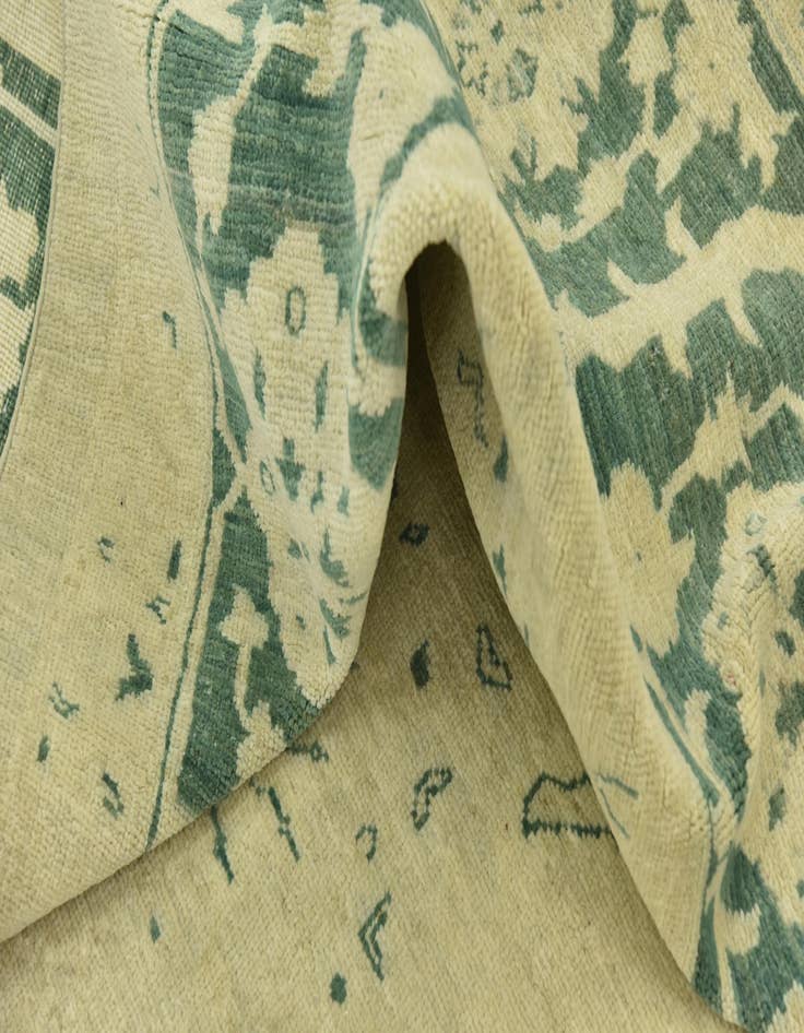 Detail image of  8' 10 x 11' 9  Hand Knotted Peshawar Ziegler Rug