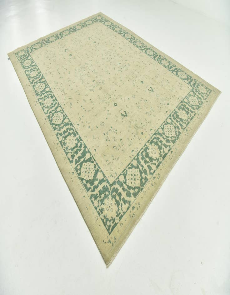 Detail image of  8' 10 x 11' 9  Hand Knotted Peshawar Ziegler Rug