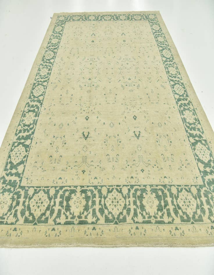 Detail image of  8' 10 x 11' 9  Hand Knotted Peshawar Ziegler Rug