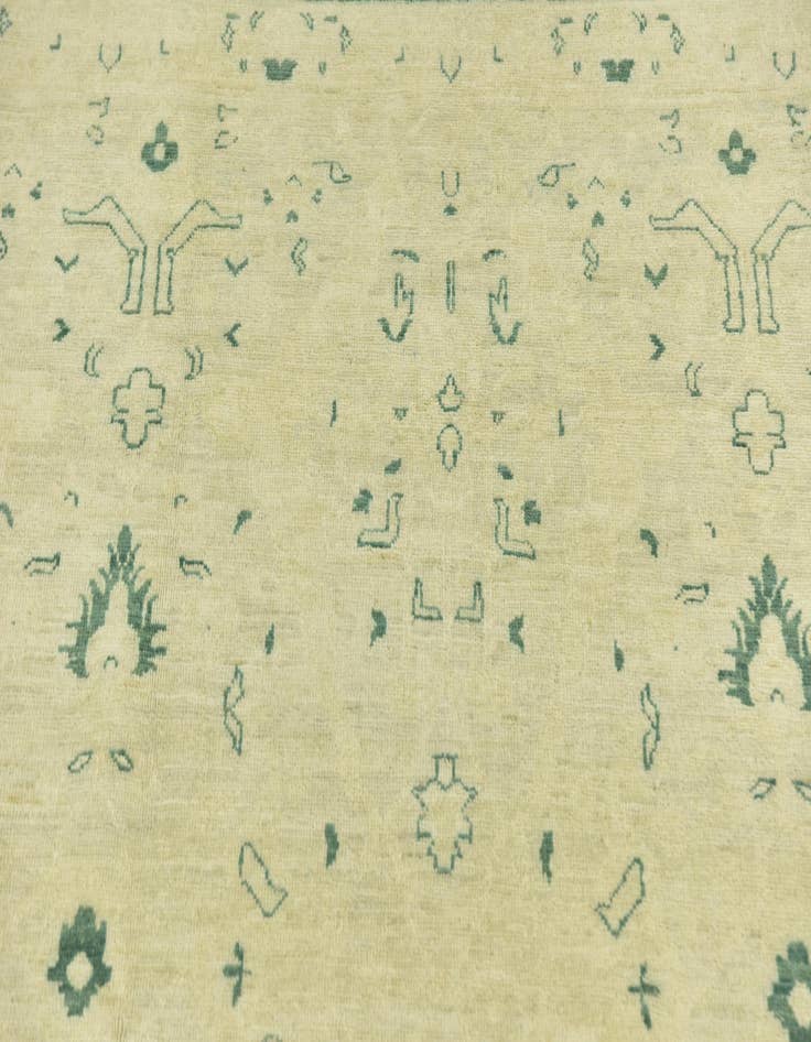 Detail image of  8' 10 x 11' 9  Hand Knotted Peshawar Ziegler Rug