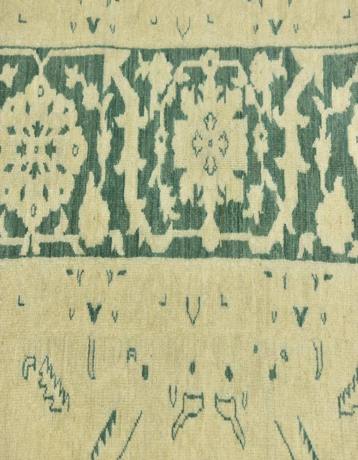 Detail image of  8' 10 x 11' 9  Hand Knotted Peshawar Ziegler Rug