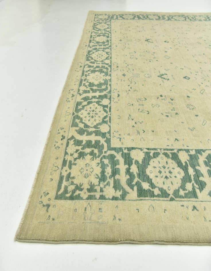 Detail image of  8' 10 x 11' 9  Hand Knotted Peshawar Ziegler Rug