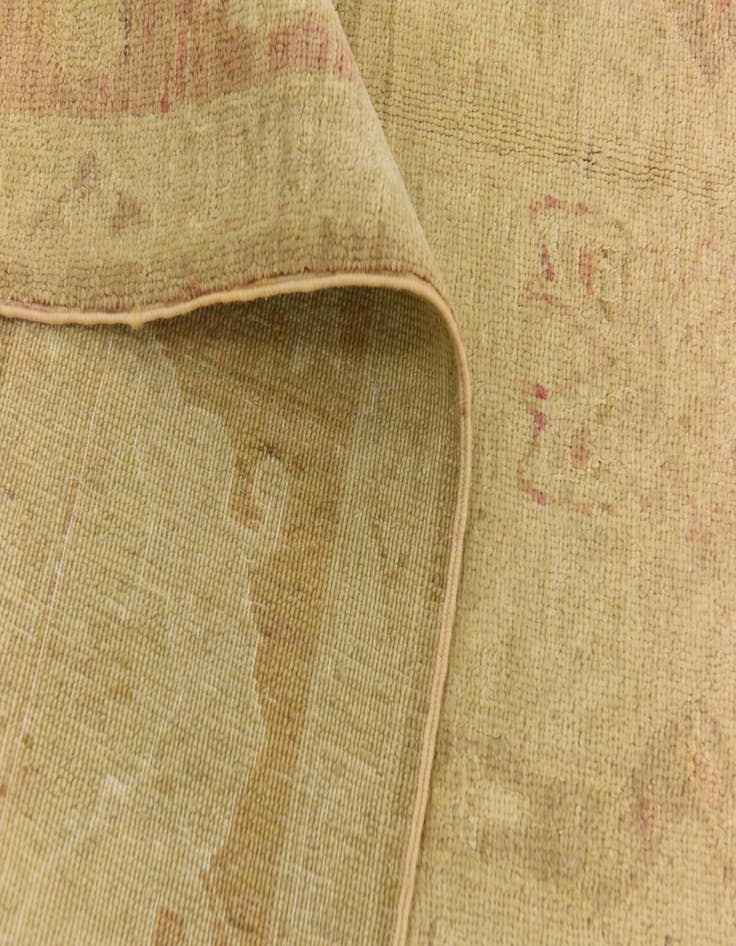 Detail image of  5' 10 x 10'  Hand Knotted Peshawar Ziegler Rug